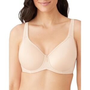 Wacoal Women's Basic Beauty Lightly Padded Underwire T-Shirt Bra - 44C - Sand